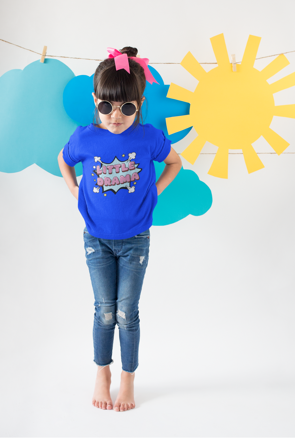 Little Drama Girls’ T-Shirt – Full of Sass, Zero Apologies