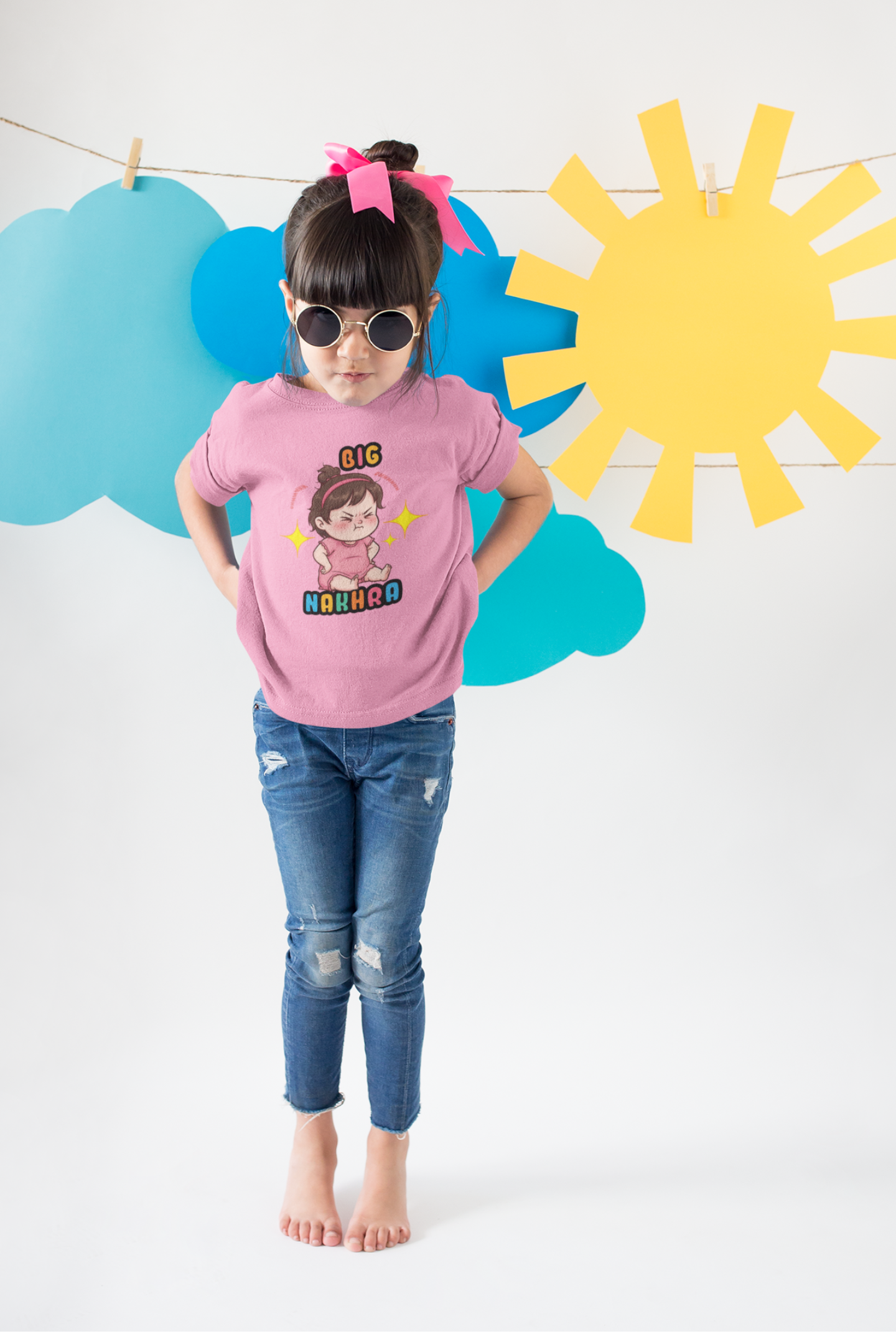 Big Nakhra Girls’ T-Shirt – Style, Sass & Sparkle