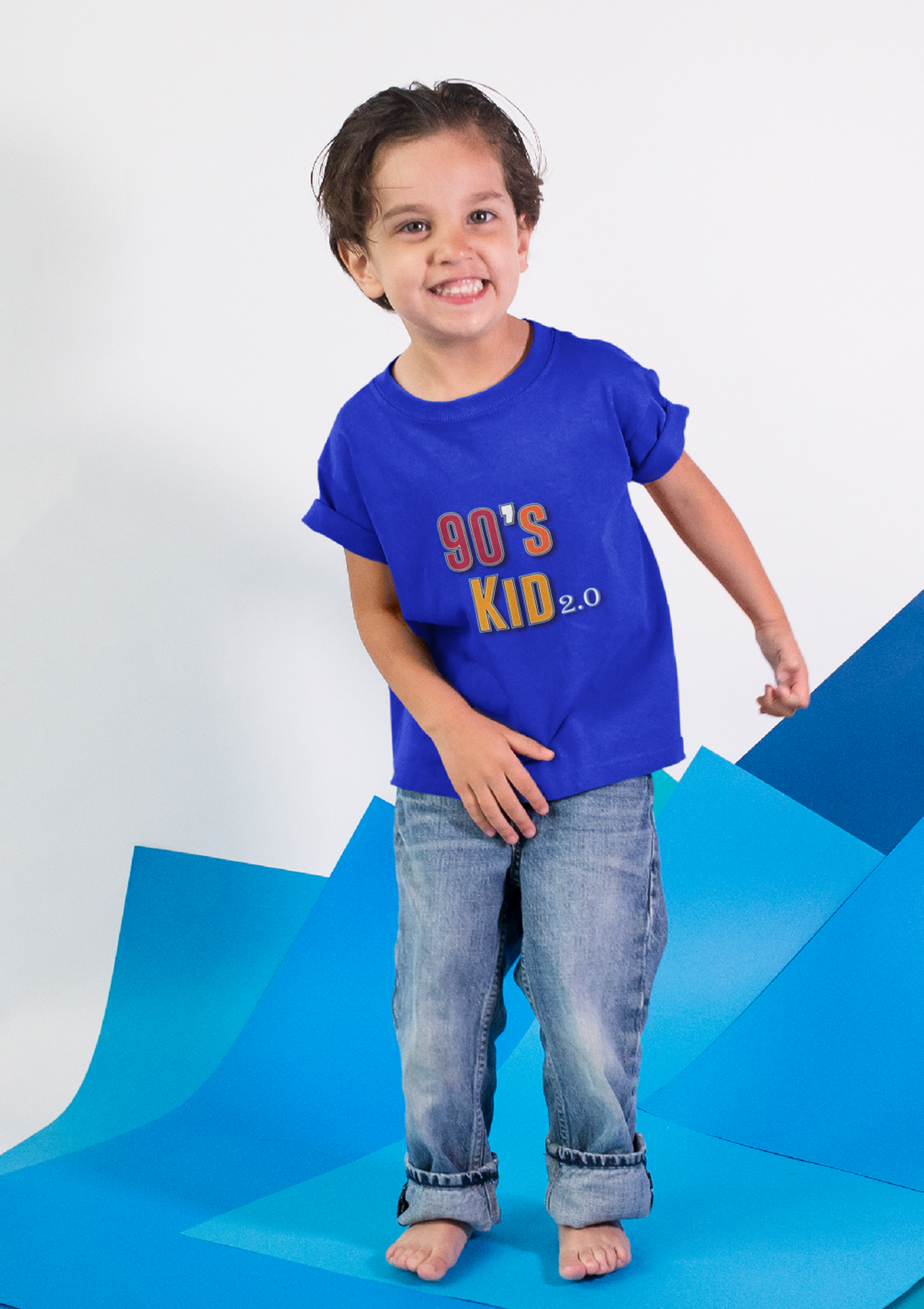 90’s Kid 2.0 – Retro Graphic T-Shirt for Toddlers (2–5 Yrs) (Boy)