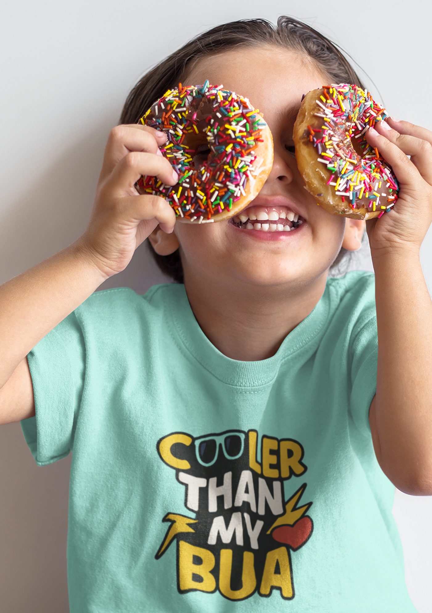 Cooler Than My Bua Kids’ T-Shirt – For the Little Style Icon (Boys)