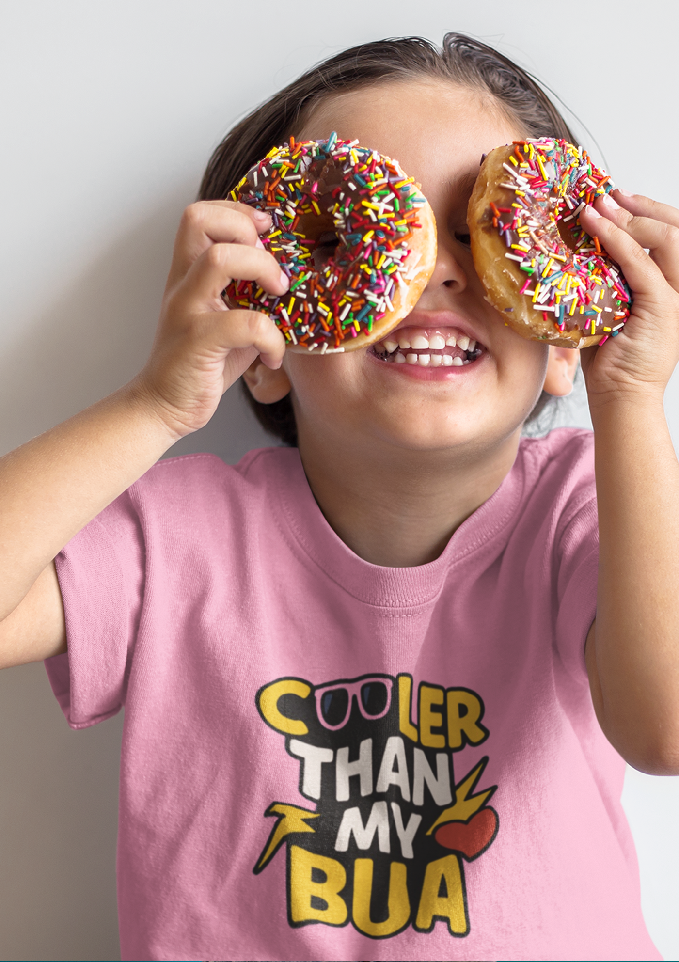 Cooler Than My Bua Kids’ T-Shirt – For the Little Style Icon (Boys)