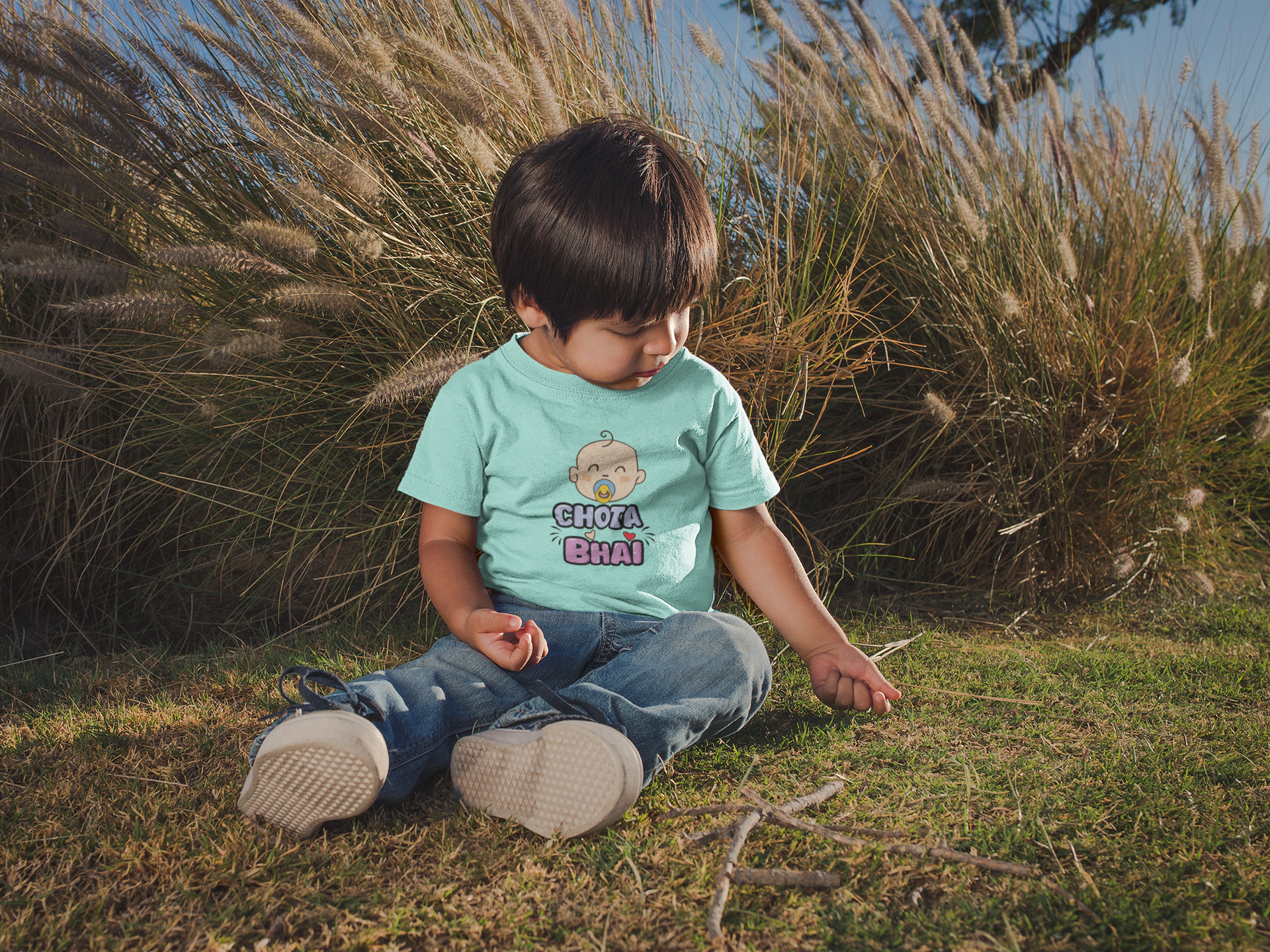 Chota Bhai Kids T-Shirt – Little Brother Vibes! (2–4 Years)