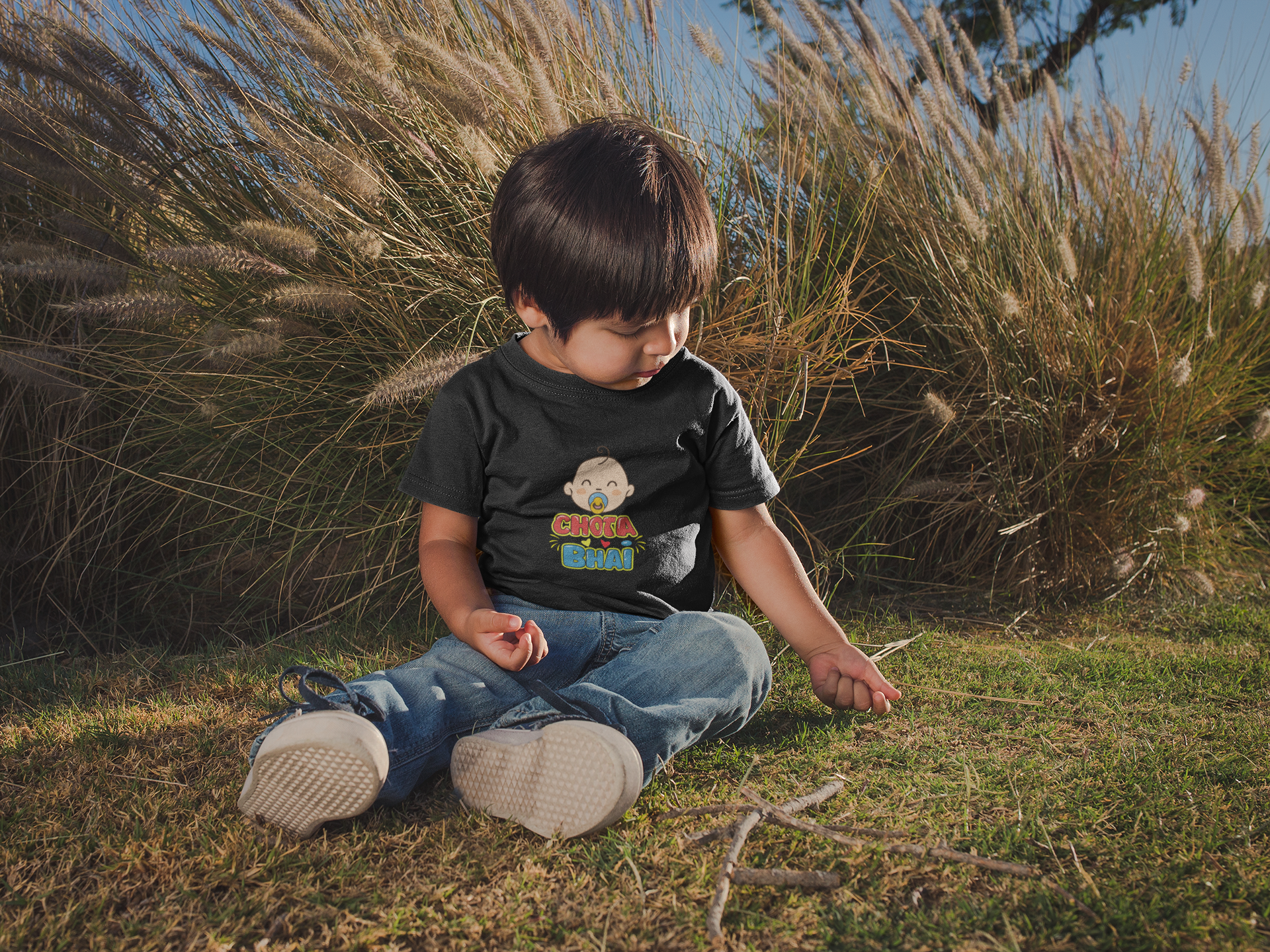 Chota Bhai Kids T-Shirt – Little Brother Vibes! (2–4 Years)