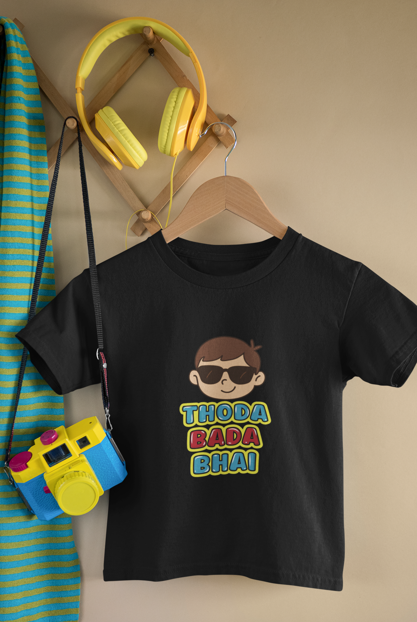 Thoda Bada Bhai Kids T-Shirt – Big Bro Energy! (2–4 Years) (Copy)