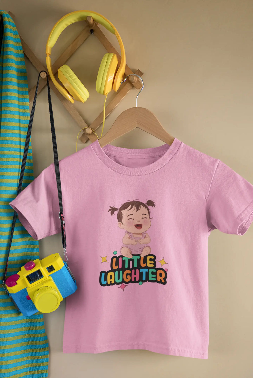 Little Laughter Girls T-Shirt – Cute & Comfy Cotton Tee