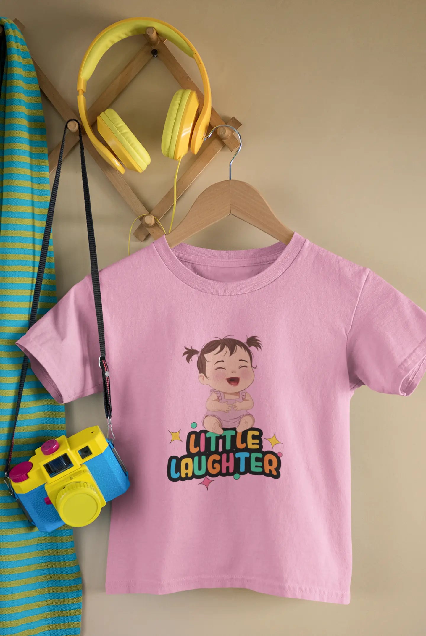 Little Laughter Girls T-Shirt – Cute & Comfy Cotton Tee