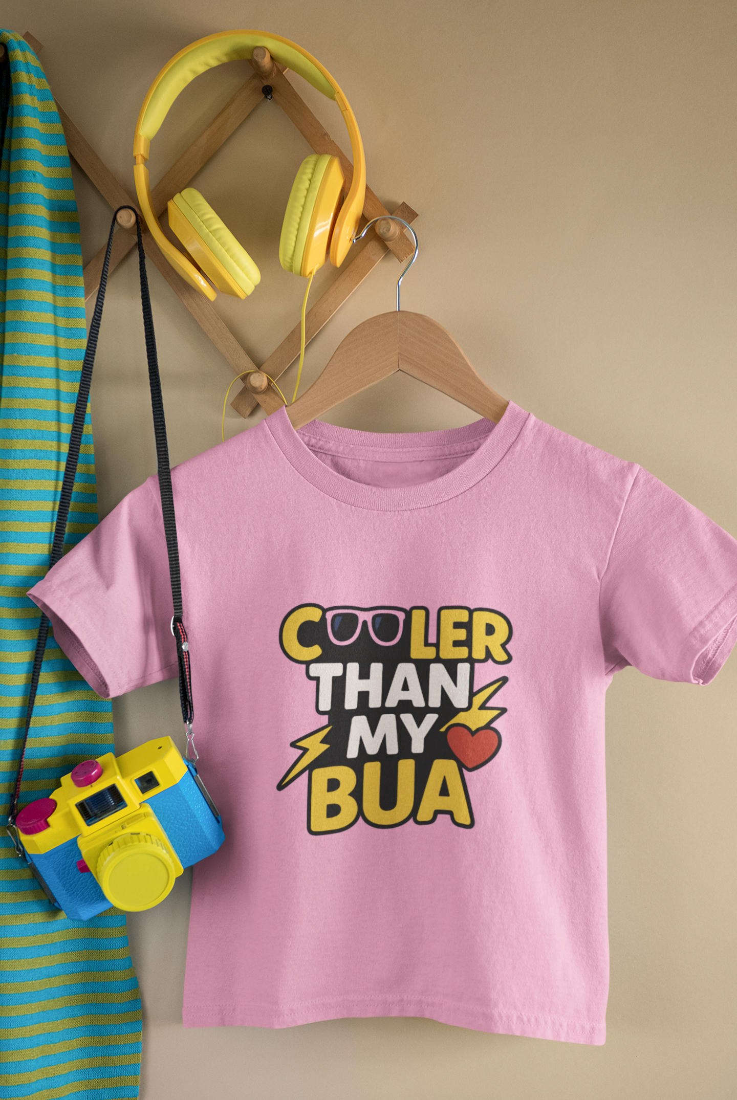 Cooler Than My Bua Kids’ T-Shirt – For the Little Style Icon (Boys)