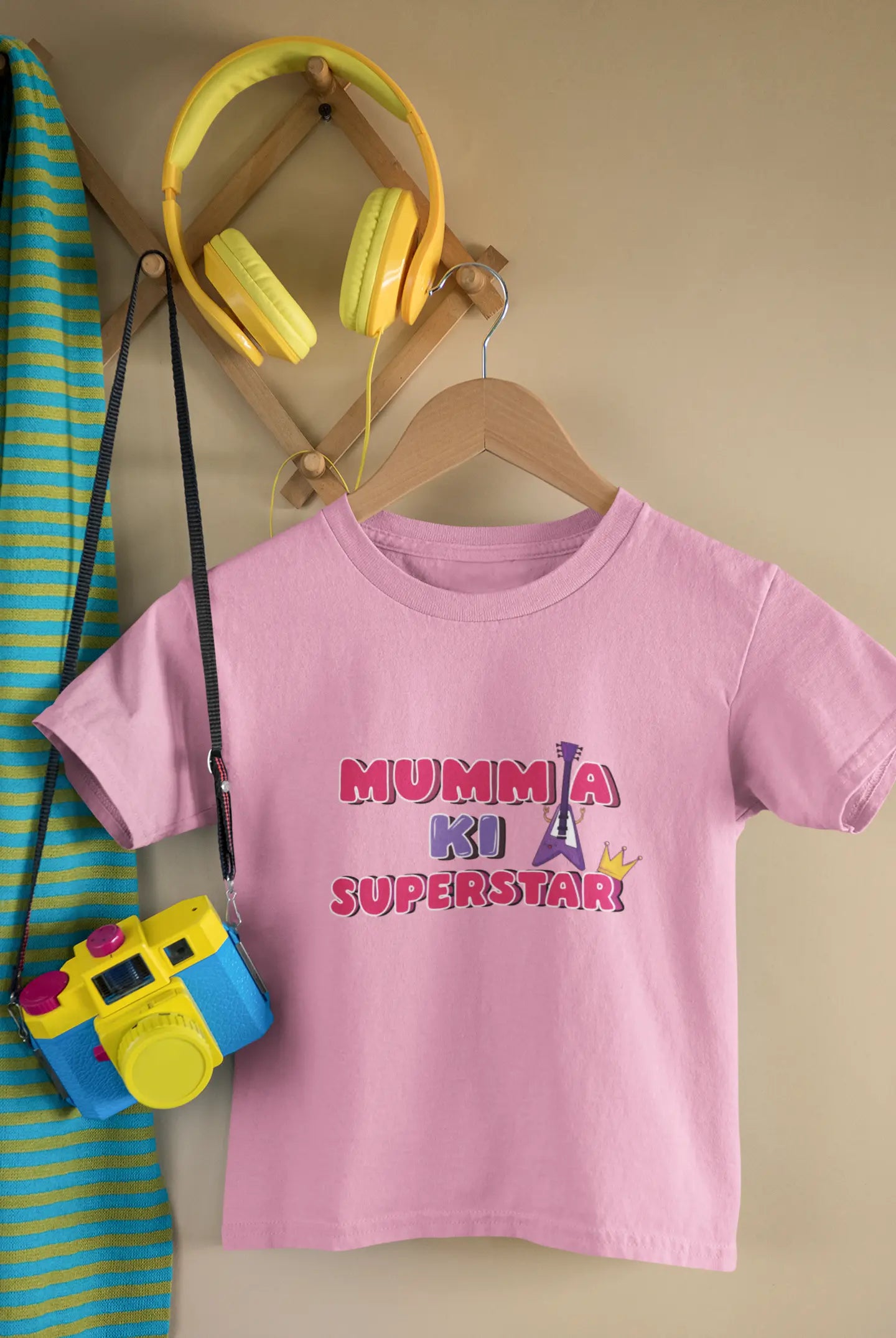 Mumma Ki Superstar – Fun & Comfy T-Shirt for Girls