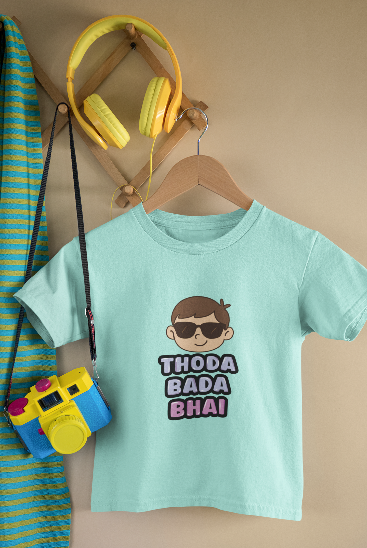 Thoda Bada Bhai Kids T-Shirt – Big Bro Energy! (2–4 Years) (Copy)
