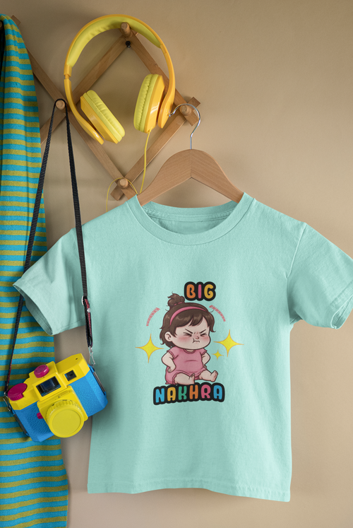Big Nakhra Girls’ T-Shirt – Style, Sass & Sparkle