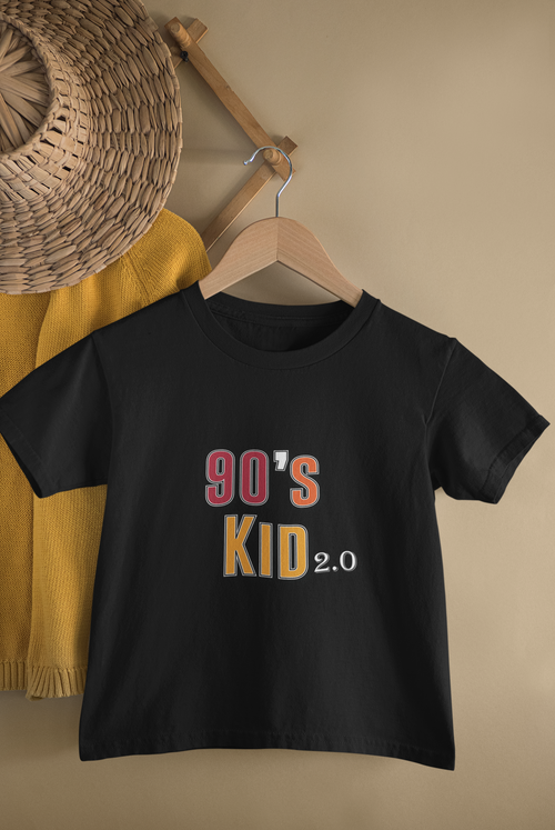 90’s Kid 2.0 – Retro Graphic T-Shirt for Toddlers (2–5 Yrs) (Boy)